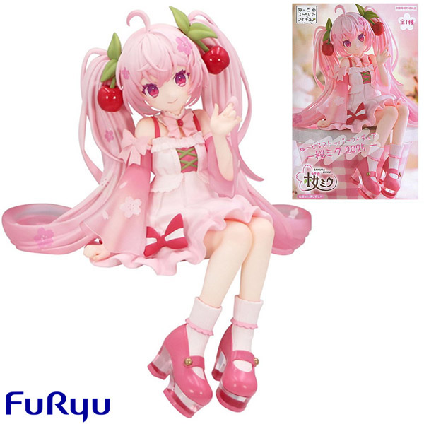 FuRyu Hatsune Miku Sakura Miku 2025 Noodle Stopper Figure